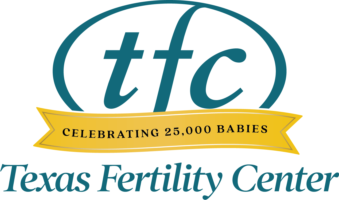 Texas Fertility Center - Celebrating 25,000 Babies Logo